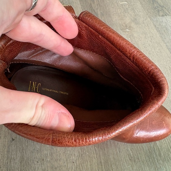 Brown Leather Ankle Boots - Picture 5 of 6